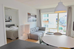 Great 2-bed wprivate garden by Odense Harbour, Odense C